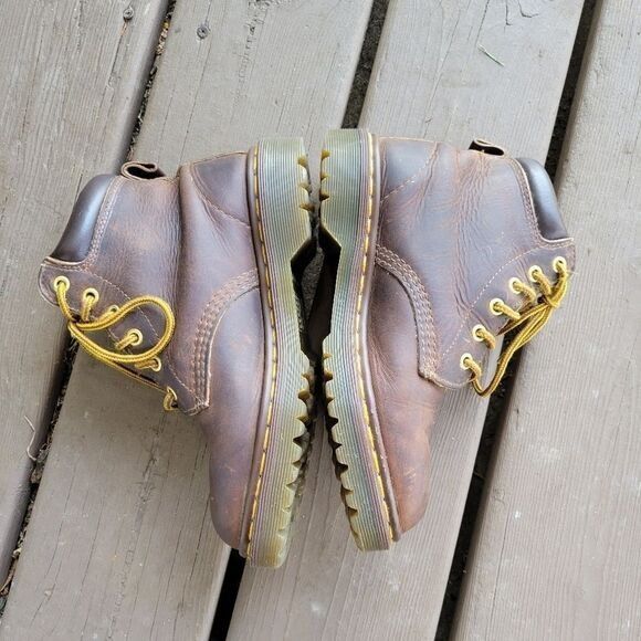 Dr Martens Vintage 90s MIE England Brown Leather Boots