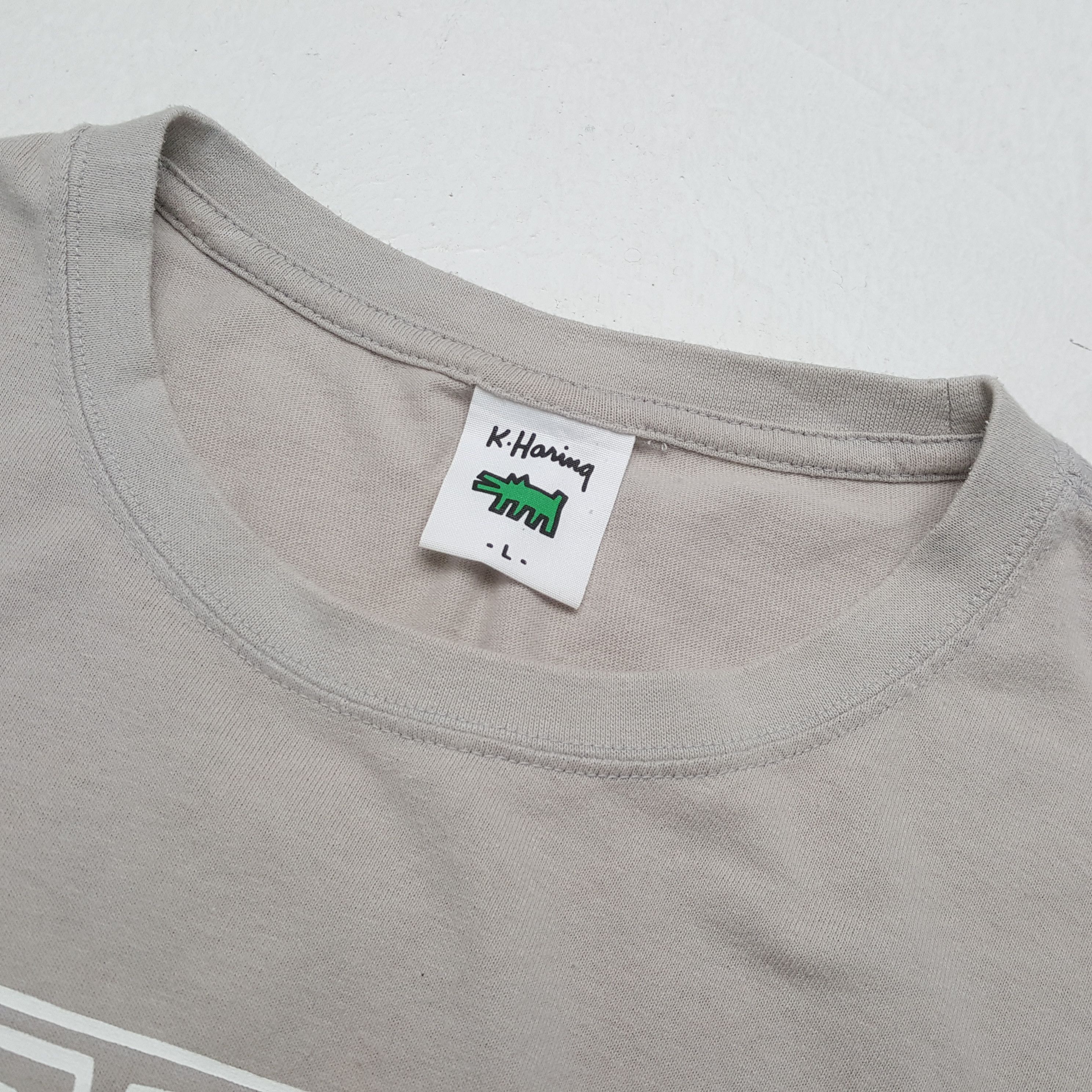 Keith Haring × Vintage KEITH HARING Art Design Style Streetwear Tshirt Size US L / EU 52-54 / 3 - 8 Thumbnail