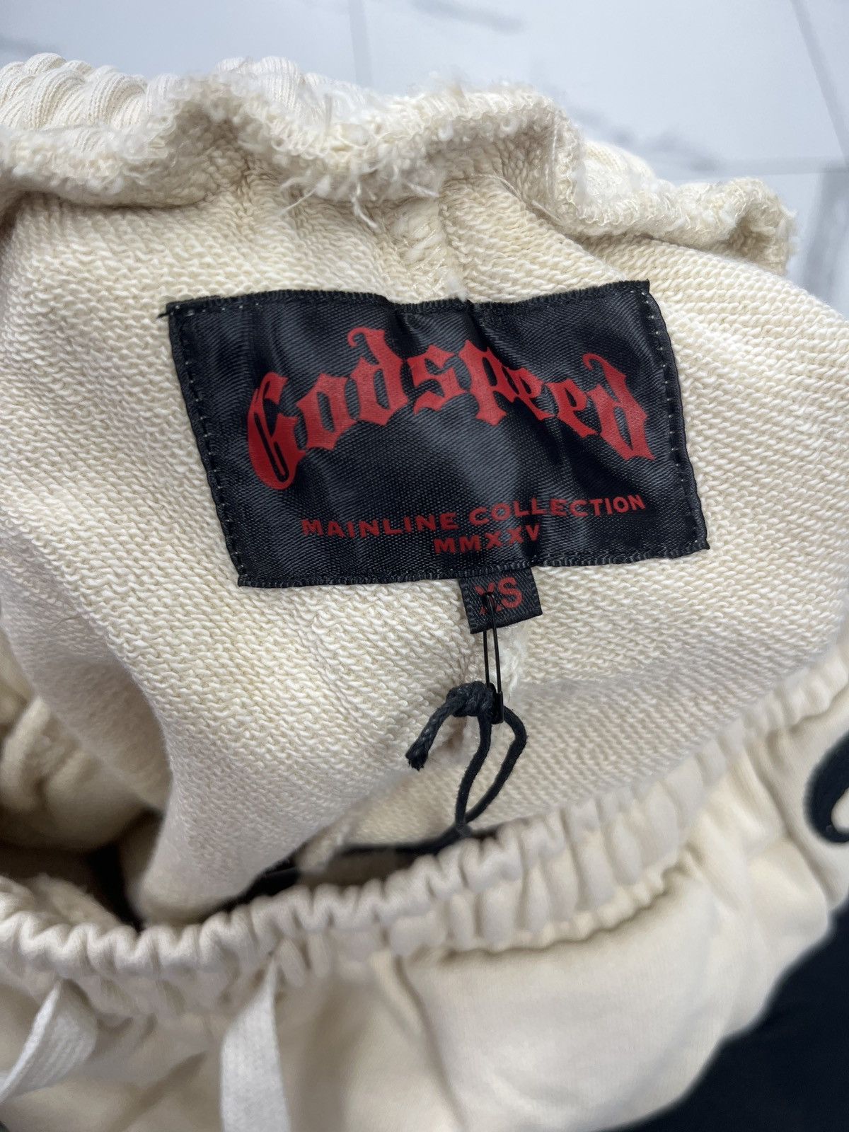 Godspeed Godspeed Courtside Shorts "Bone" Size US 26 / EU 42 - 4 Thumbnail