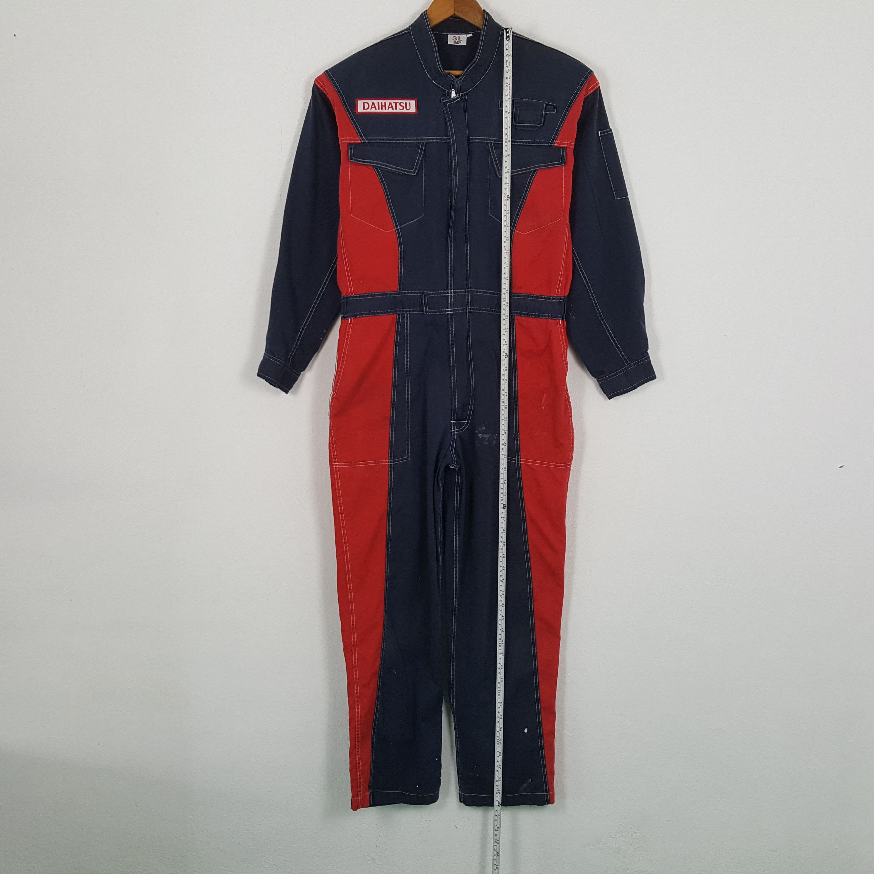 Japanese Brand Vintage DAIHATSU Japan Motorsports Staff Coverall Jacket Size US XL / EU 56 / 4 - 7 Thumbnail