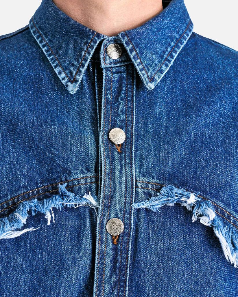 Edward Cuming o1s1v1r1oon0925 Circle Overshirt in Blue Size US S / EU 44-46 / 1 - 5 Thumbnail