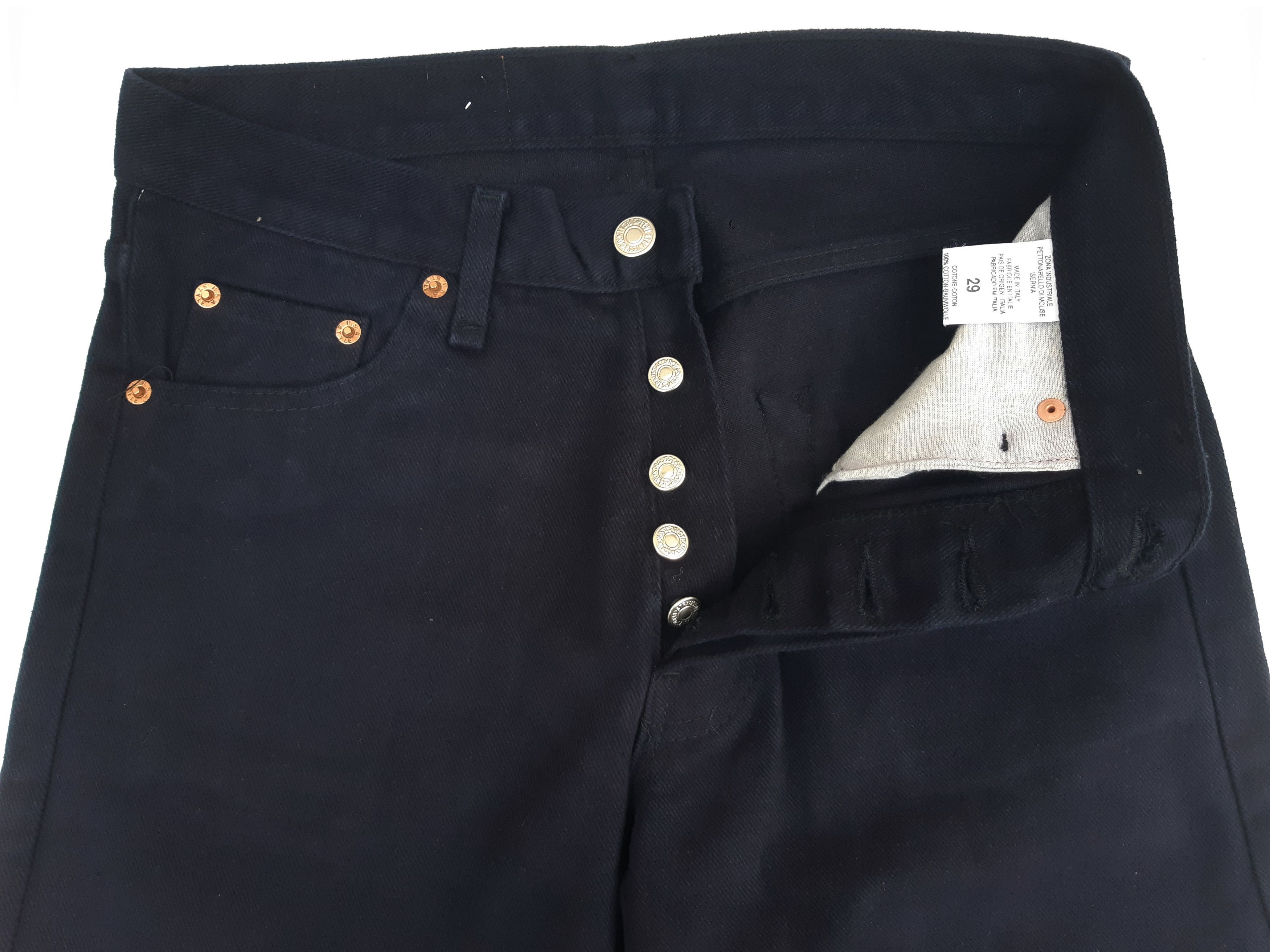 Levi's Vintage 90s LEVIS 501 Jeans Italy size W29/L36 NOS Size 29" - 8 Thumbnail