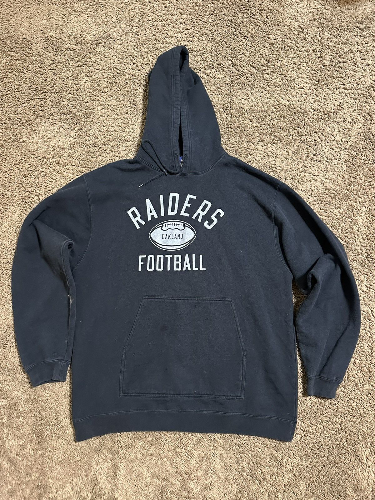 NFL Vintage NFL Reebok Oakland Raiders hoodie 00s size large Size US L / EU 52-54 / 3 - 1 Thumbnail
