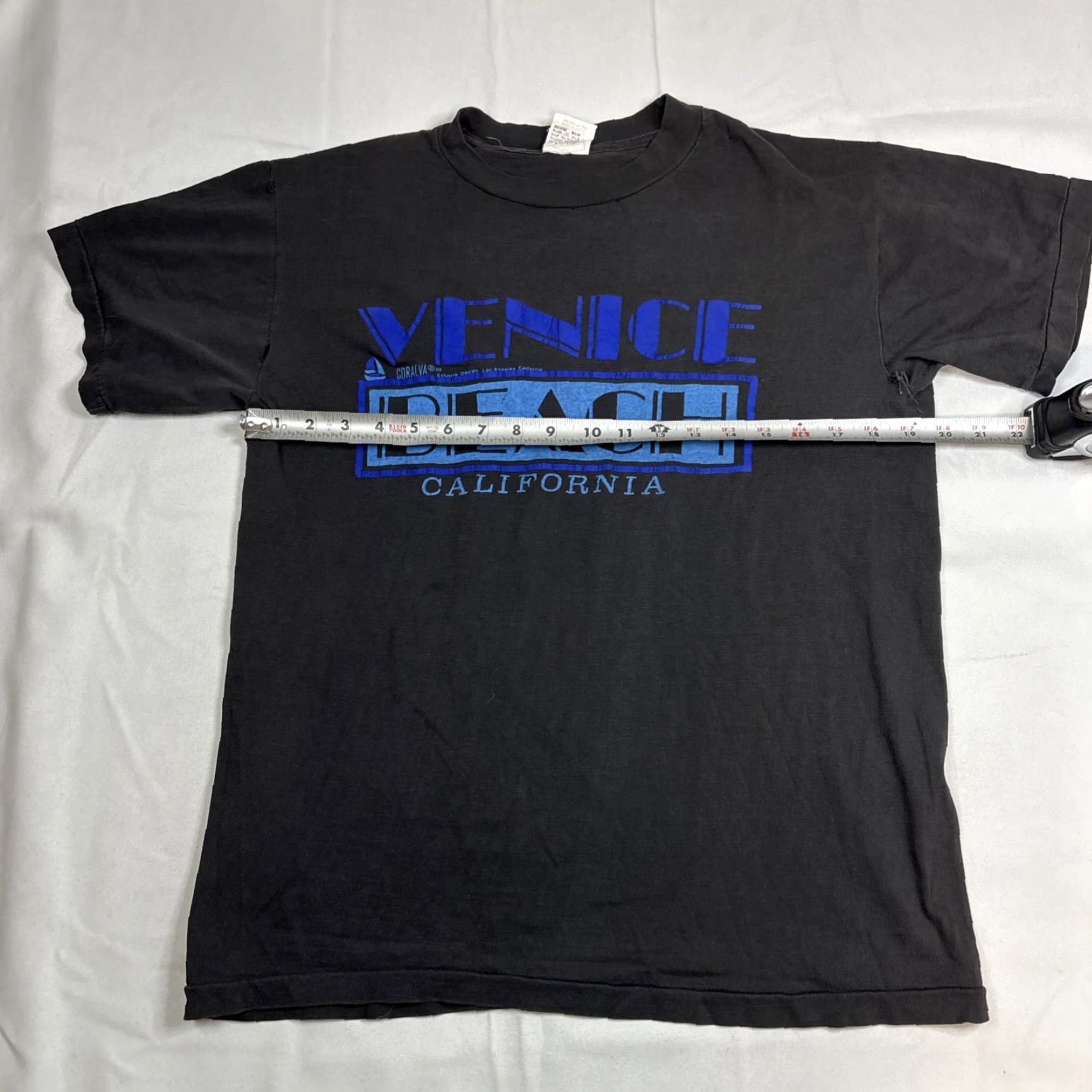 Vintage Unbranded T-Shirt Men’s M Regular Black California Venice Beach Graphic 80’s Stitch Short Sleeve Poster Mens Size US M / EU 48-50 / 2 - 7 Thumbnail