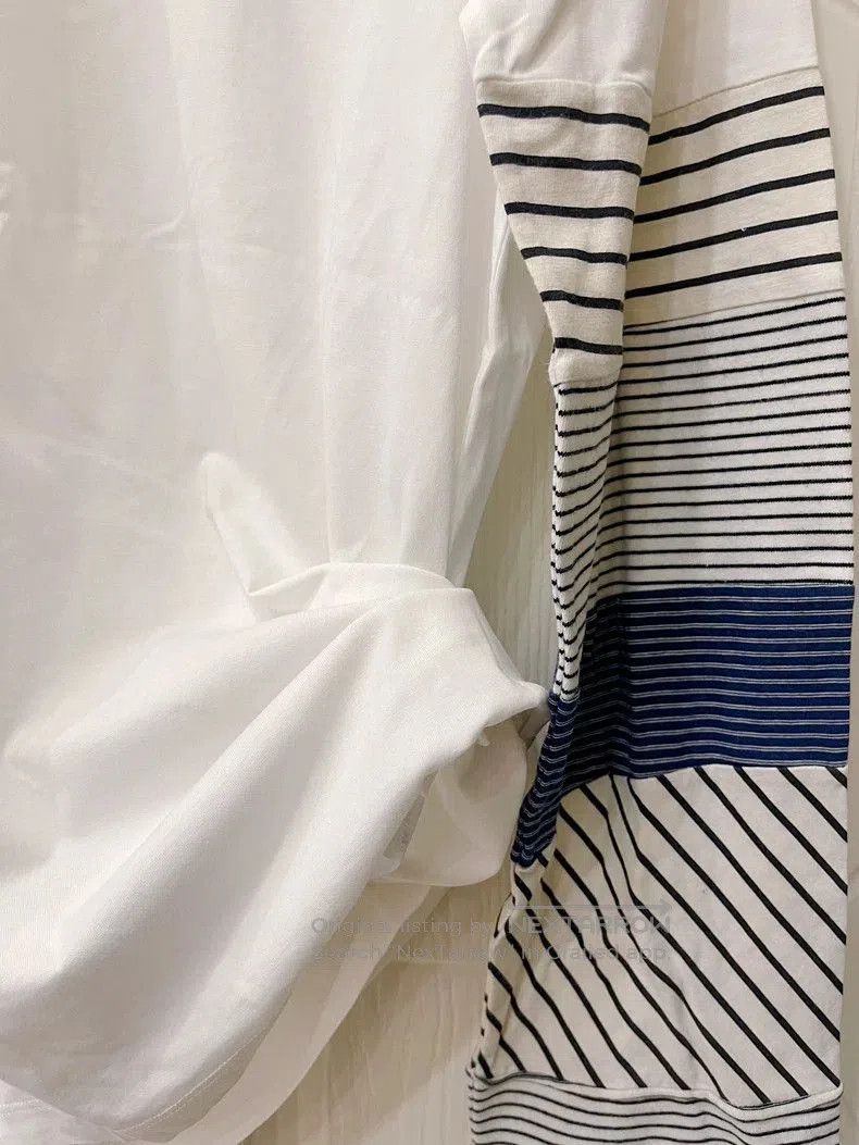 Loewe LOEWE Stripe Paneled Long Sleeve T. Size US L / EU 52-54 / 3 - 7 Thumbnail