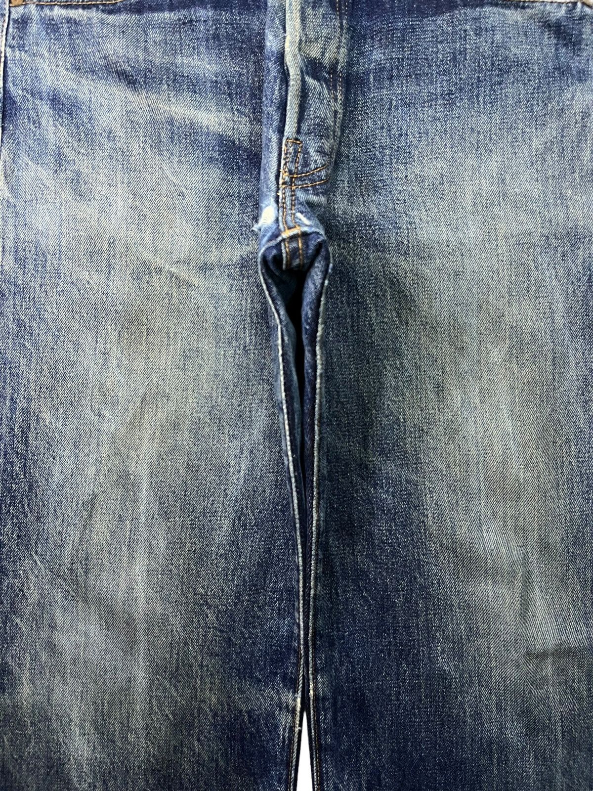 Levi's Vintage 80s Levis 501 Selvedge Big E Loose Jeans Button 555 Size US 28 / EU 44 - 7 Thumbnail