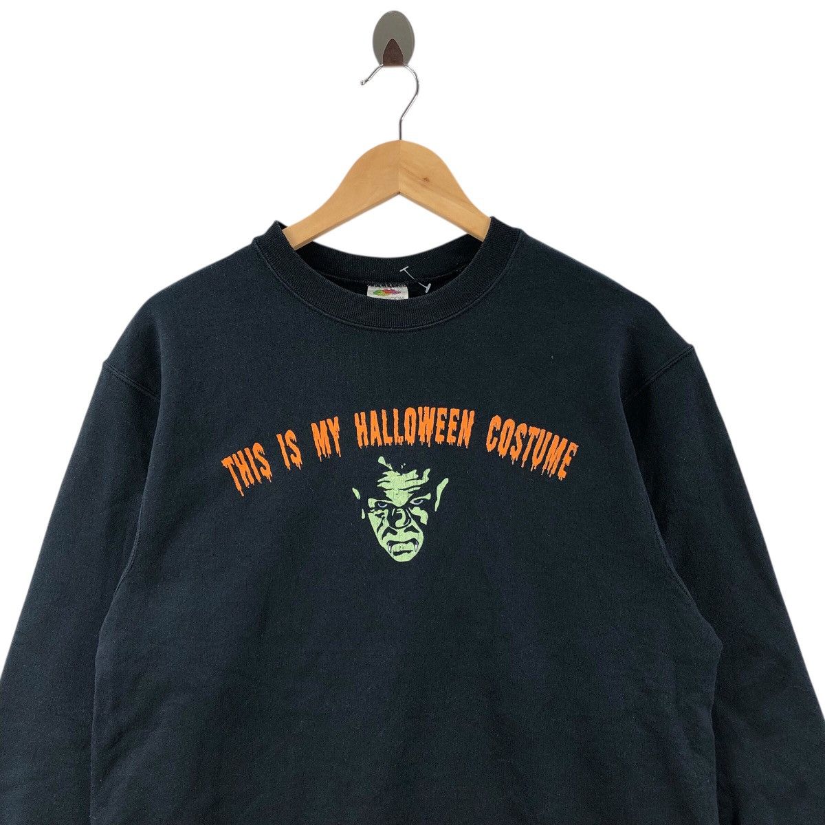Vintage Vintage 90sMovie FRANKENSTEIN This Is MyHalloween Sweatshirt Size US M / EU 48-50 / 2 - 2 Thumbnail