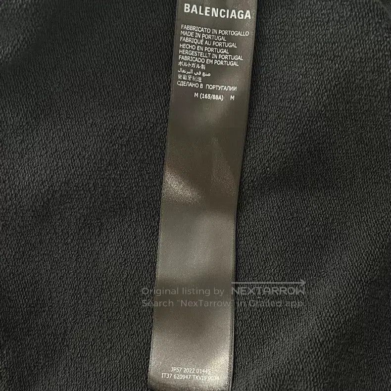 Balenciaga Balenciaga Wave Coke Lettering Embroidered Destroyed Hoode Size US M / EU 48-50 / 2 - 4 Thumbnail
