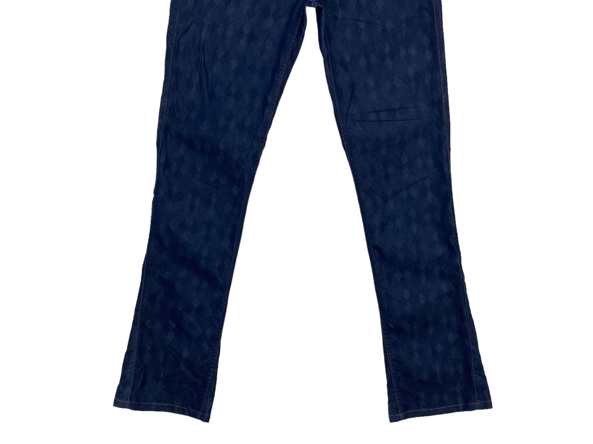 Matsuda × Nicole Club Low Rise Pants Nicole Club For Men Paisley Trim Embellished Size US 30 / EU 46 - 4 Thumbnail
