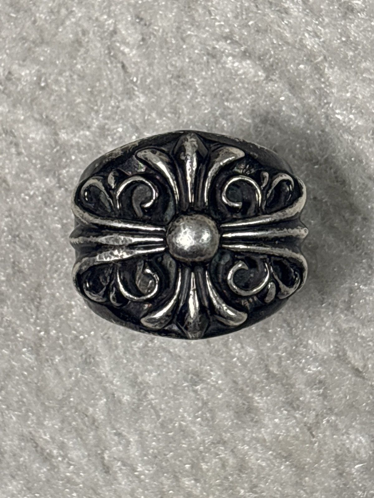 Chrome Hearts CHROME HEARTS BLACK SILVER RING Size ONE SIZE - 3 Thumbnail