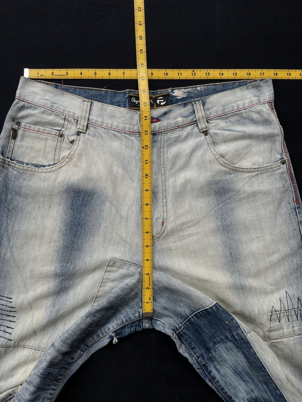 Pepe Jeans Pepe Jeans London Patchwork Size US 35 - 18 Thumbnail