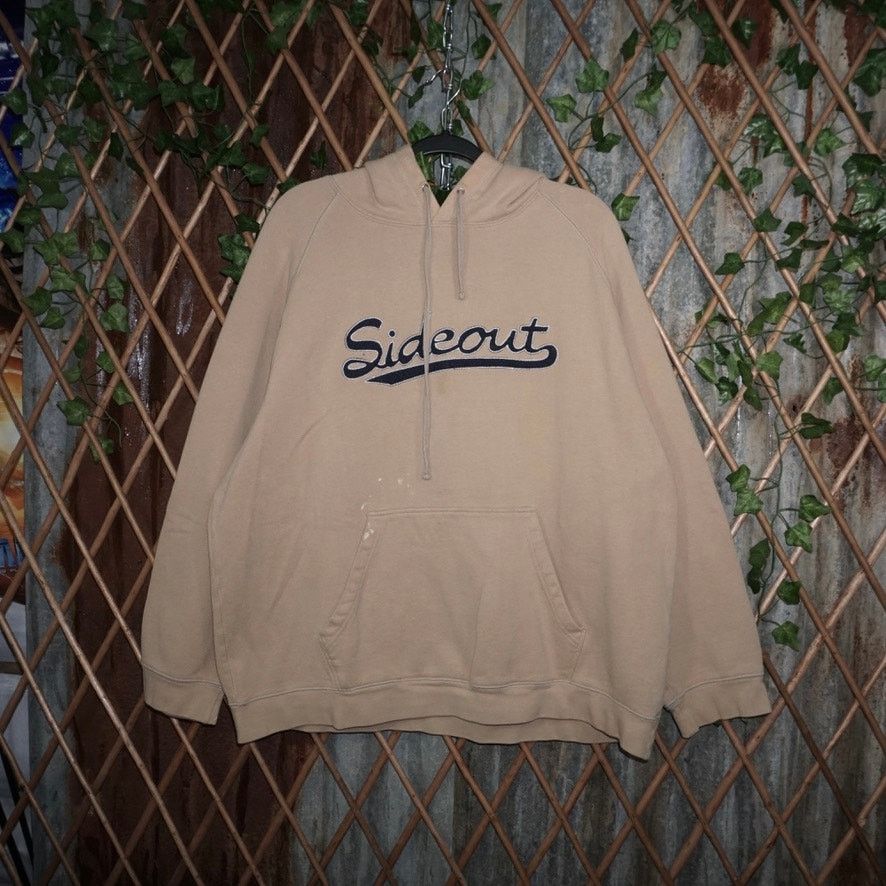 Sideout XL - Vintage Y2K side out embroider surf skate 2000s hoodie Size US XL / EU 56 / 4 - 1 Thumbnail