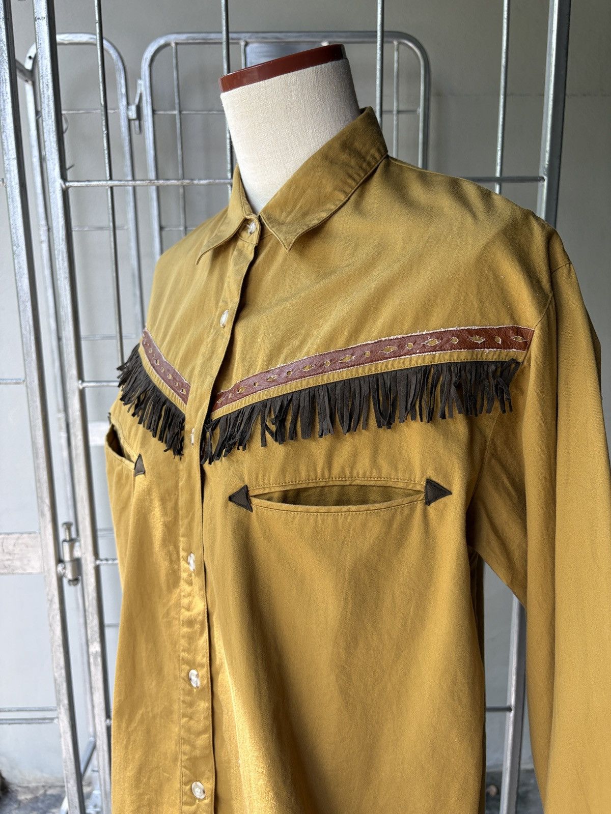 Japanese Brand Quatorz vintage western shirt Size M / US 6-8 / IT 42-44 - 16 Thumbnail