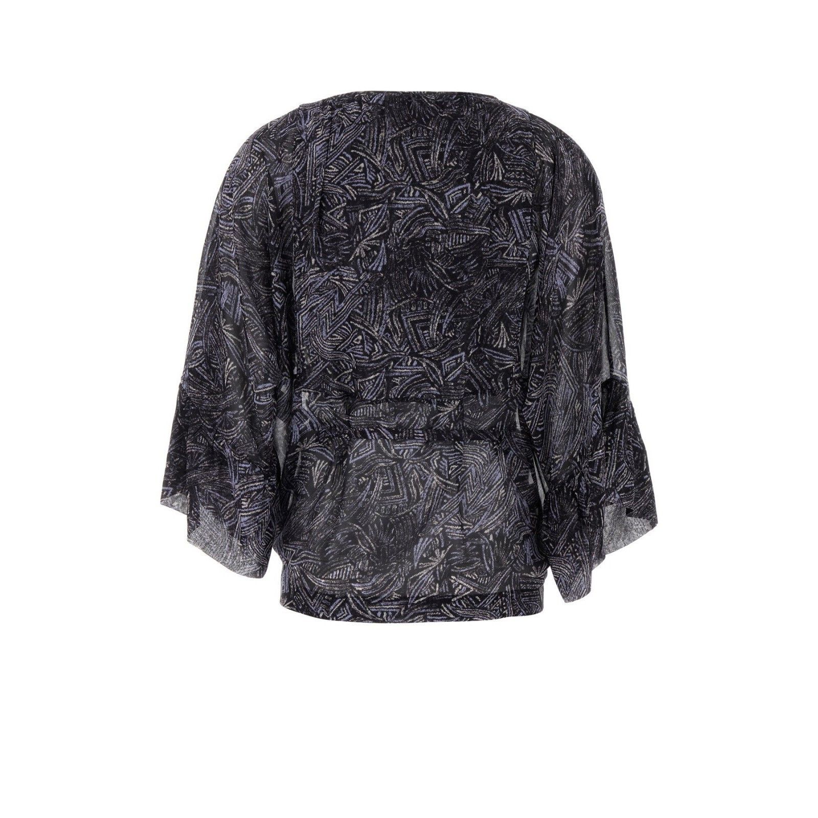 Isabel Marant ISABEL MARANT Printed Silk Tekia Blouse New & Authentic (Wom Size XS / US 0-2 / IT 36-38 - 2 Thumbnail