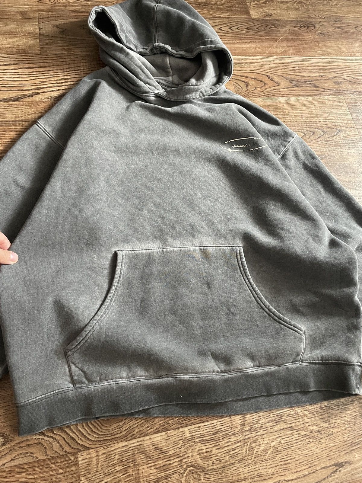Other Vintage Streetwear Archival Avant Garde Stone Washed Hoodie Size US M / EU 48-50 / 2 - 6 Thumbnail