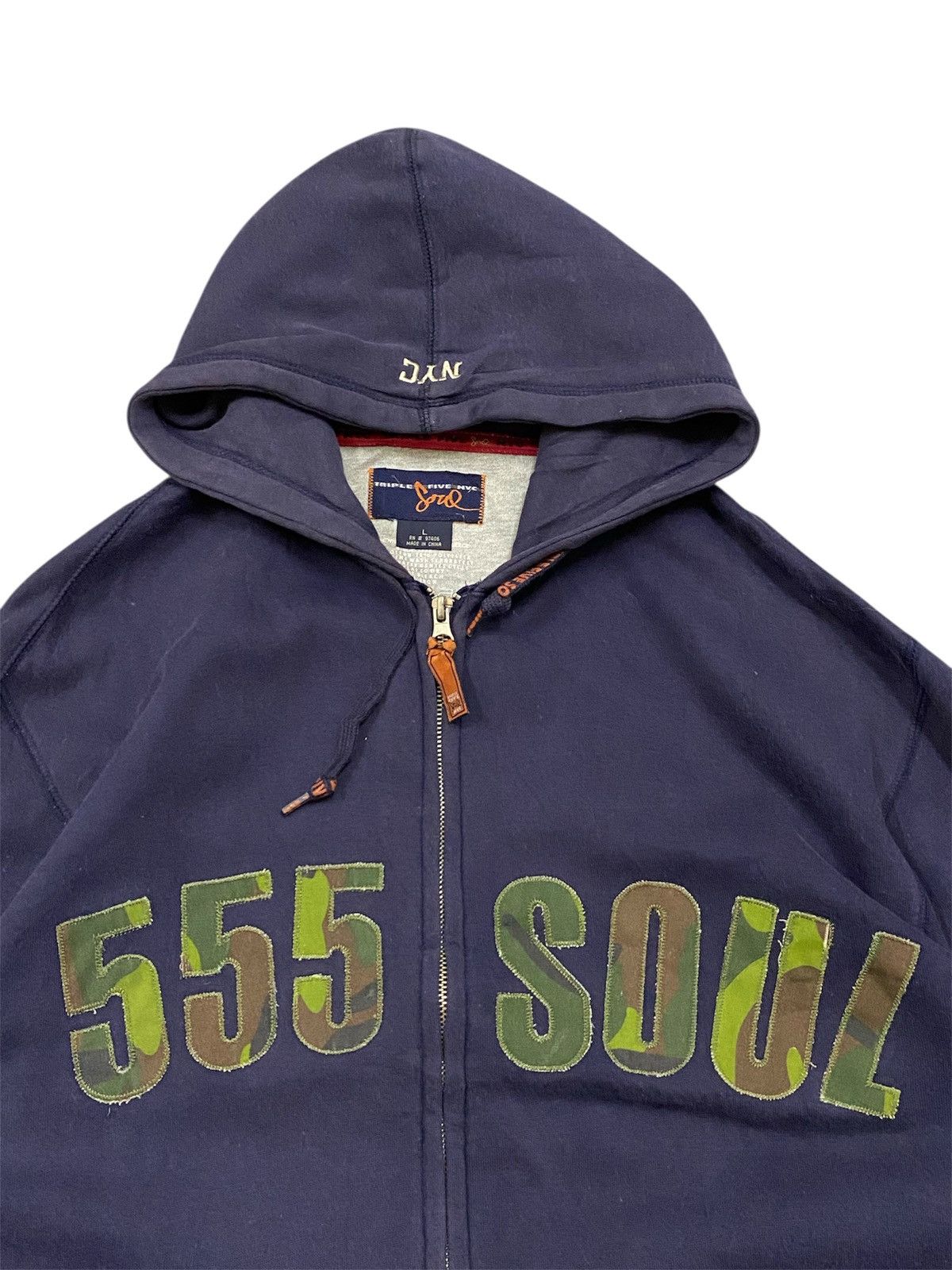 Triple 5 Soul Vintage Triple 5 Soul Hoodie Zipper Size US L / EU 52-54 / 3 - 4 Thumbnail