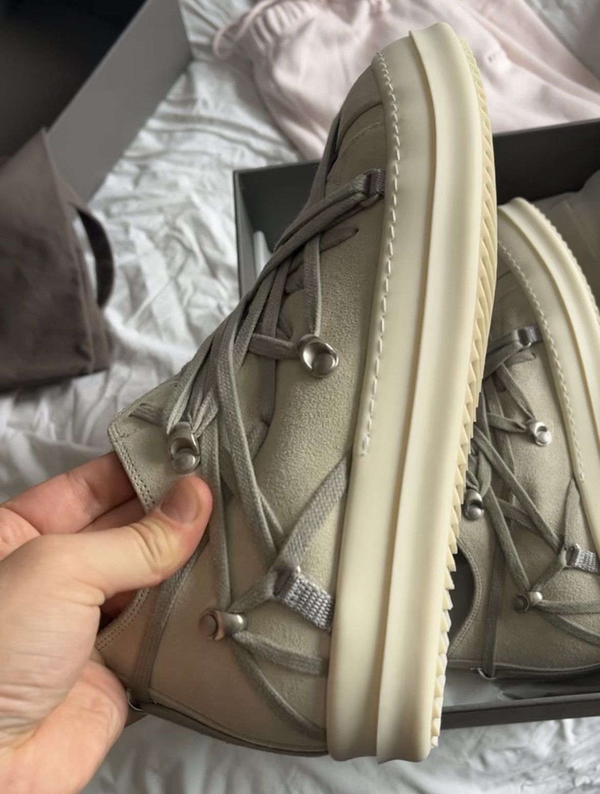 Rick Owens Rick Owens Megalace Ramones/Sneaker US10 Size US 10 / EU 43 - 9 Thumbnail