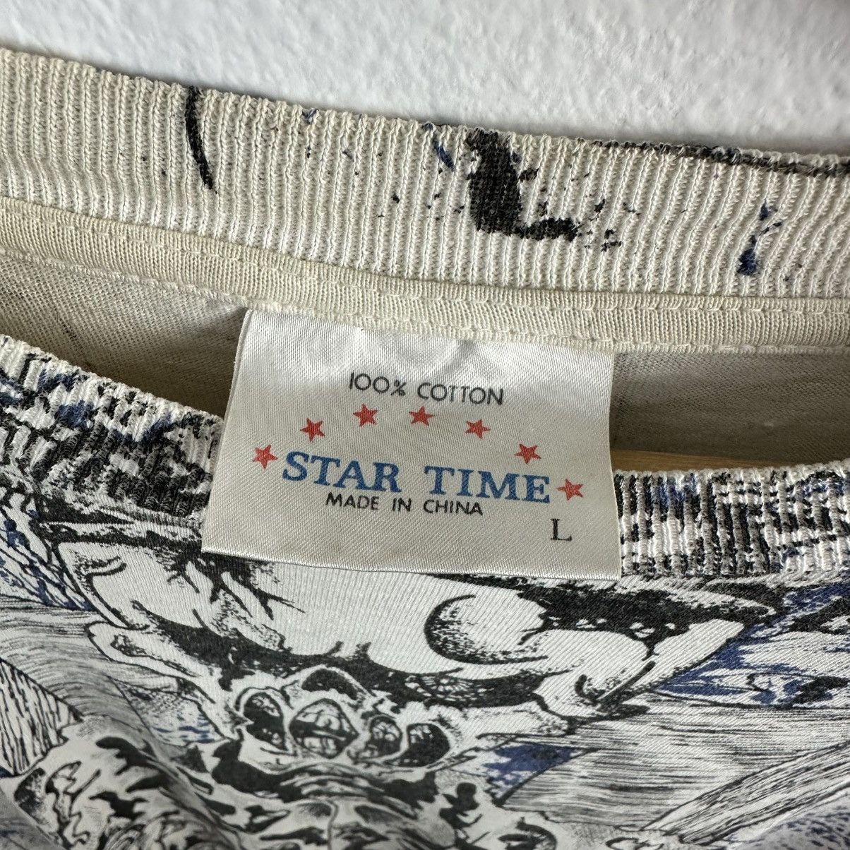 Japanese Brand × Vintage Vintage Morbid Rags T Shirt Skeleton Electric Chair All Over Size US L / EU 52-54 / 3 - 4 Thumbnail