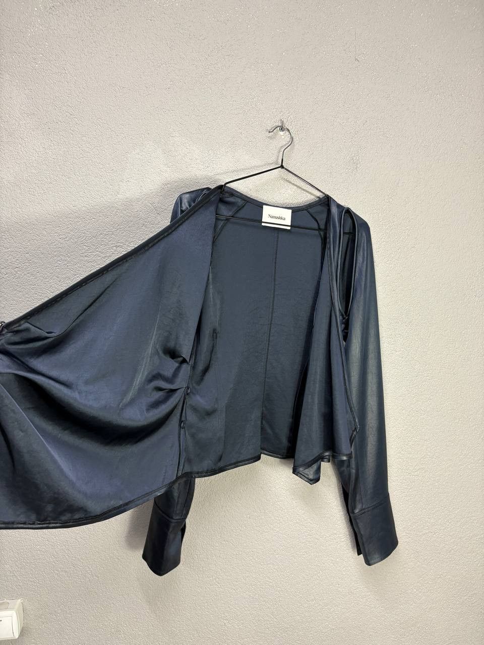 Nanushka NANUSHKA Midnight blue Women's Evening Top Blouse Large Size L / US 10 / IT 46 - 12 Thumbnail