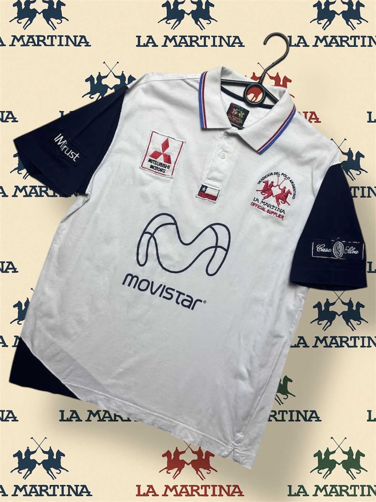 La Martina Vintage La Martina polo racing Mitsubishi Motors size M Size US M / EU 48-50 / 2 - 1 Thumbnail