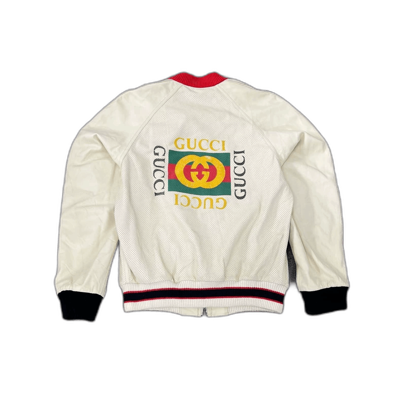 Gucci Gucci Lambskin Leather Bomber Jacket Size US M / EU 48-50 / 2 - 1 Thumbnail