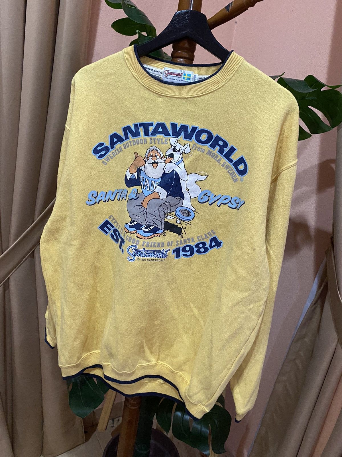Vintage Vintage SANTAWORLD Sweatshirt - Swedish Outdoor Style Size US XL / EU 56 / 4 - 2 Thumbnail