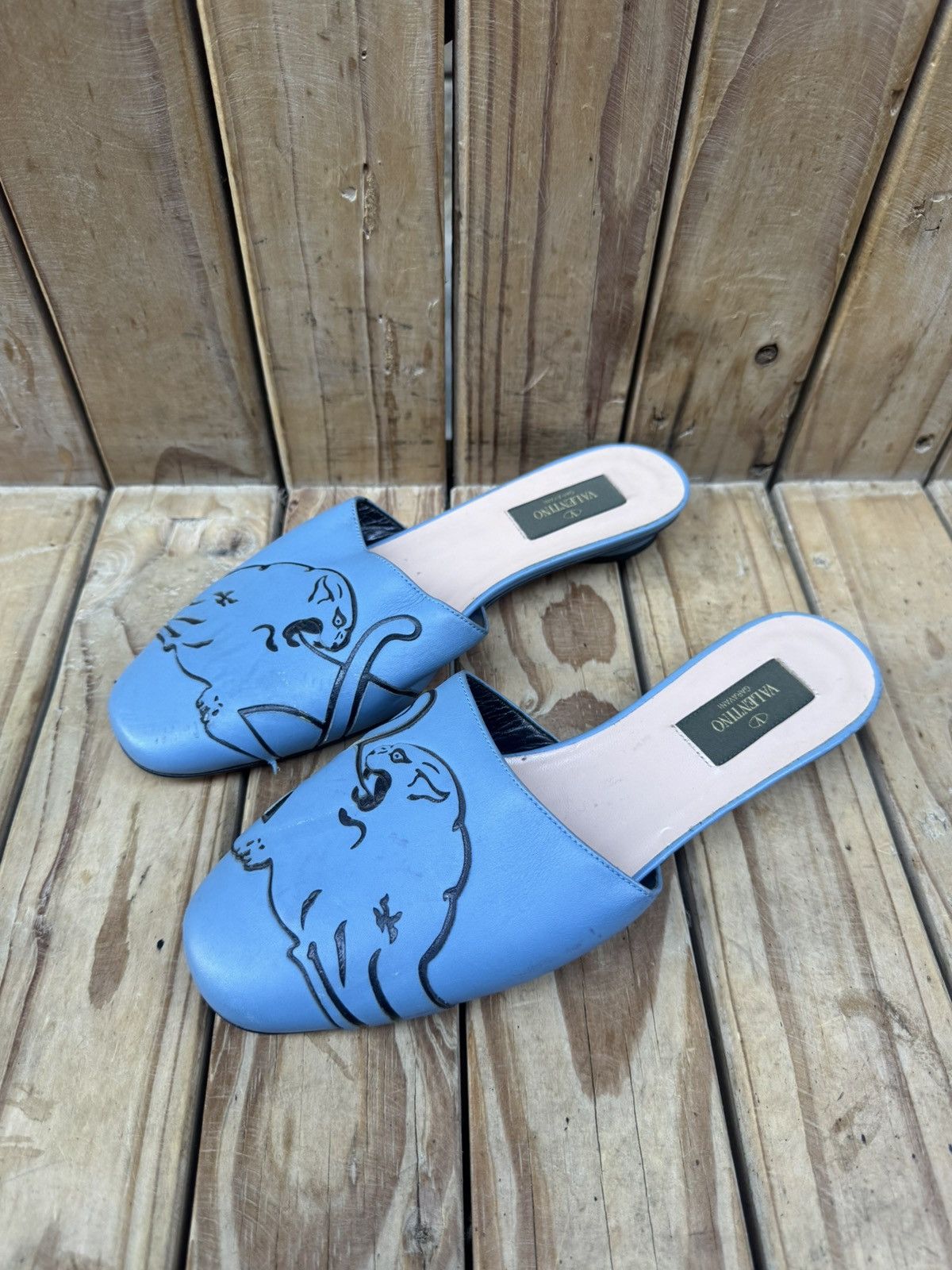 Valentino Valentino Garavani blue women’s Mules sz EUR 36.5 US 6.5 Size US 6.5 / IT 36.5 - 4 Thumbnail