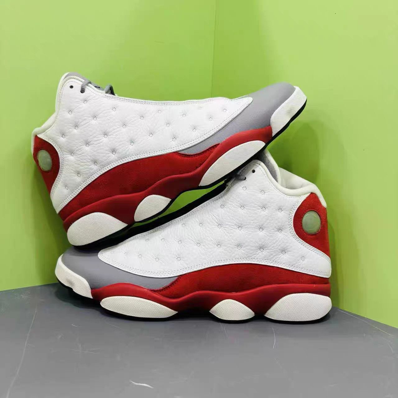 Jordan Brand Air Jordan 13 Retro "Wolf Grey" K15 Size US 11.5 / EU 44-45 - 3 Thumbnail