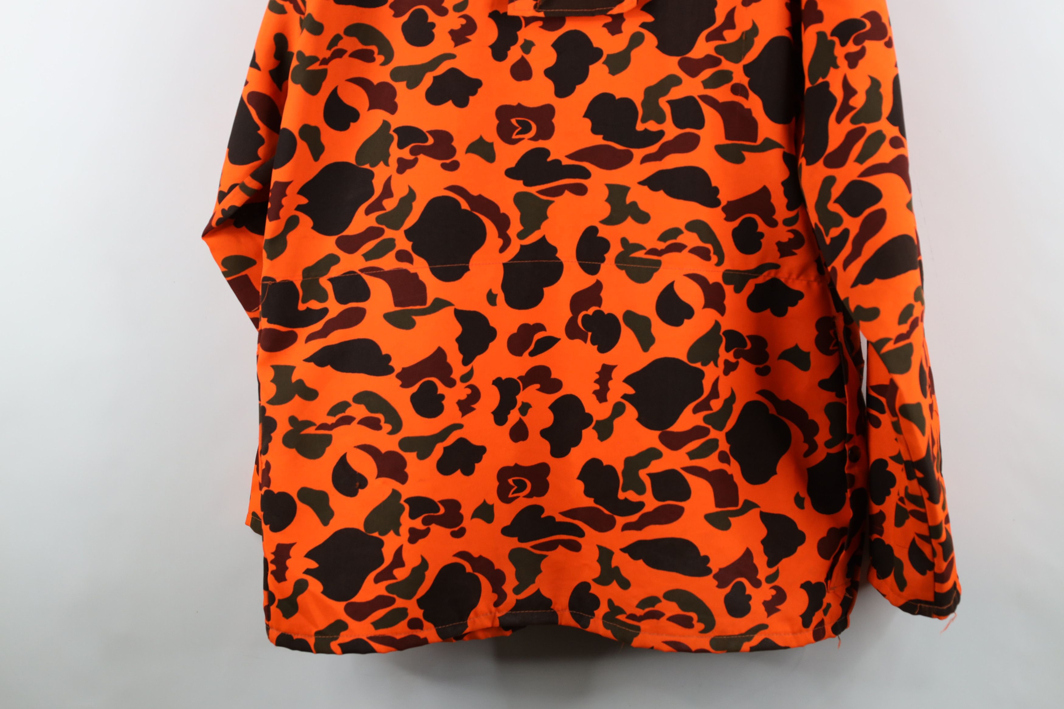 Vintage Vintage 90s Streetewar Hooded Jacket Blaze Orange USA Size US XXL / EU 58 / 5 - 15 Thumbnail