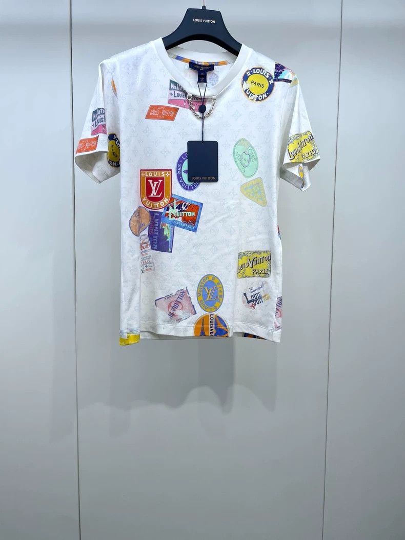Louis Vuitton Louis Vuitton Color Seal Pattern Chain Short Sleeve Size XS / US 0-2 / IT 36-38 - 1 Thumbnail
