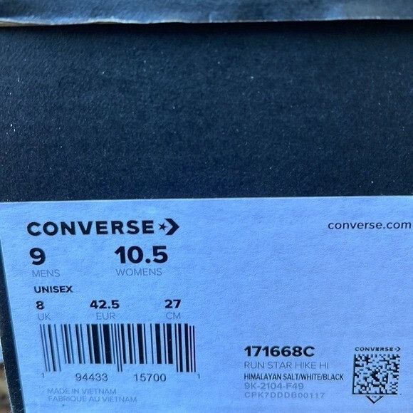 Converse Converse Run Star Hike Hi Himalayan Pink Canvas Sneakers Wom Size US 10.5 / IT 40.5 - 10 Thumbnail
