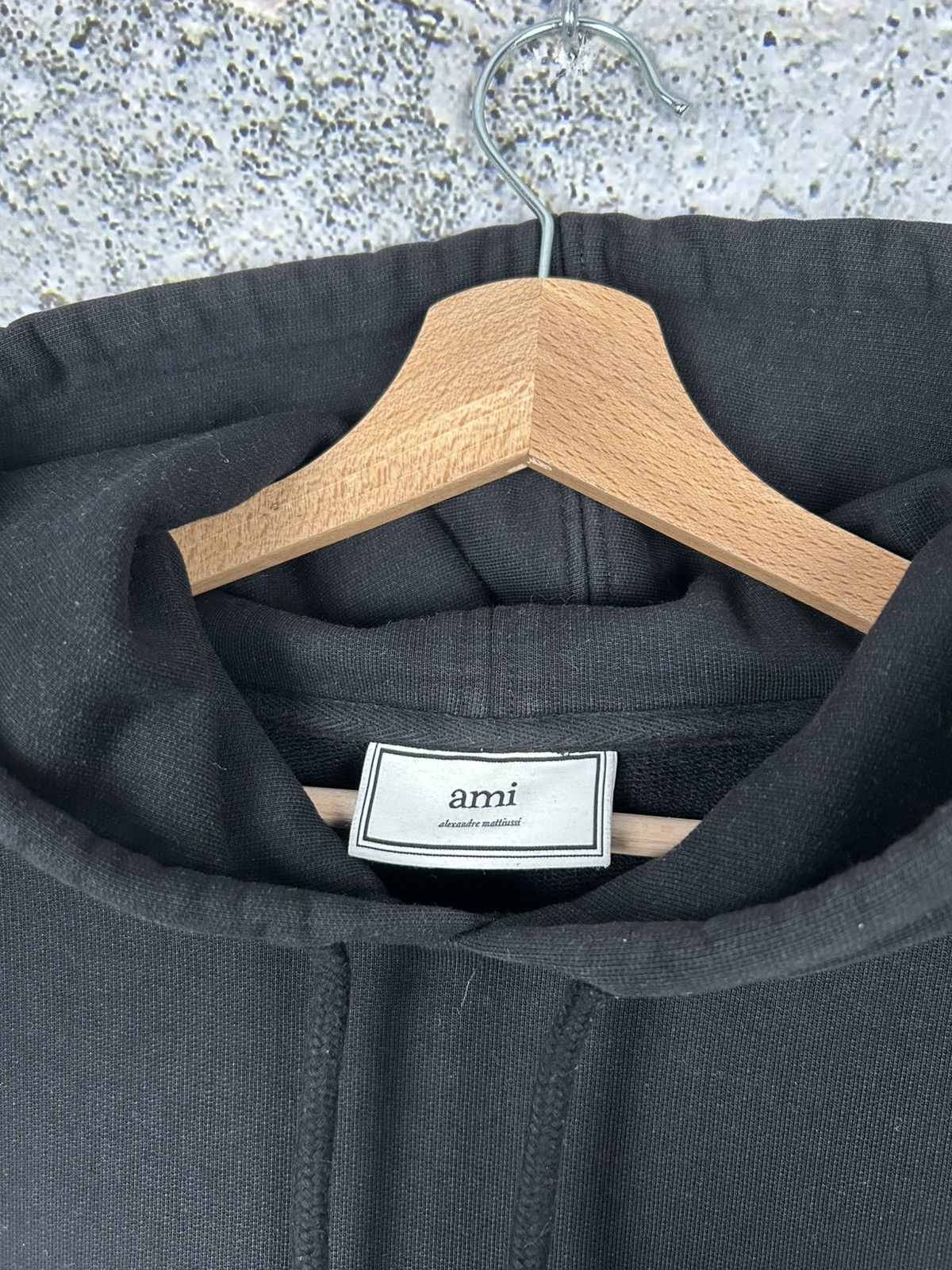 AMI AMI Alexandre Mattiussi Silence Black Hoodie Designer Rare Size US M / EU 48-50 / 2 - 5 Thumbnail