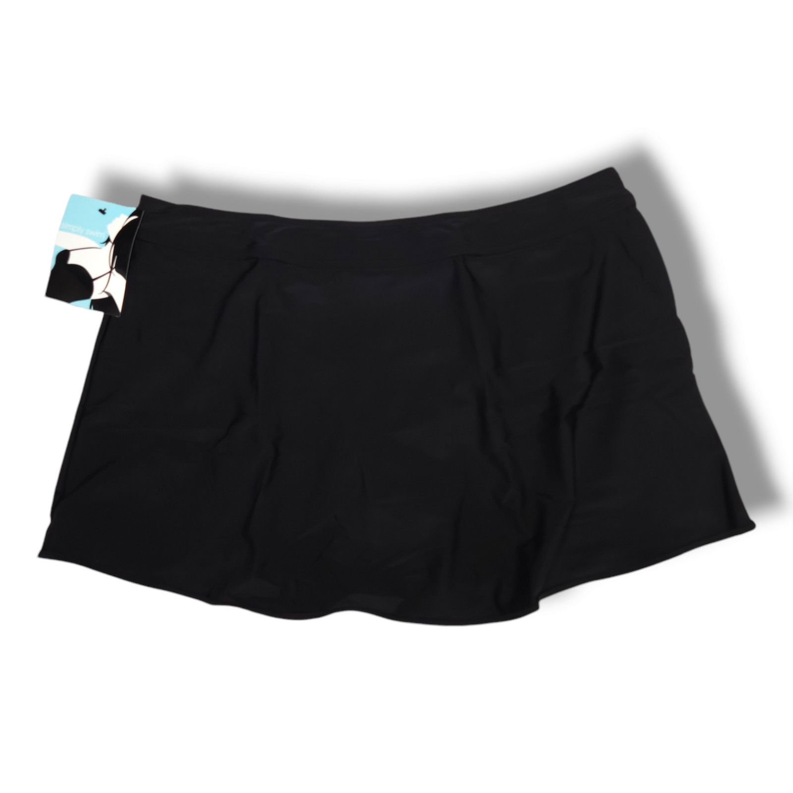 Other NWT Simply Swim Modest Swim Skirt Skort Bottom Sz. 18W Black Size ONE SIZE - 2 Thumbnail
