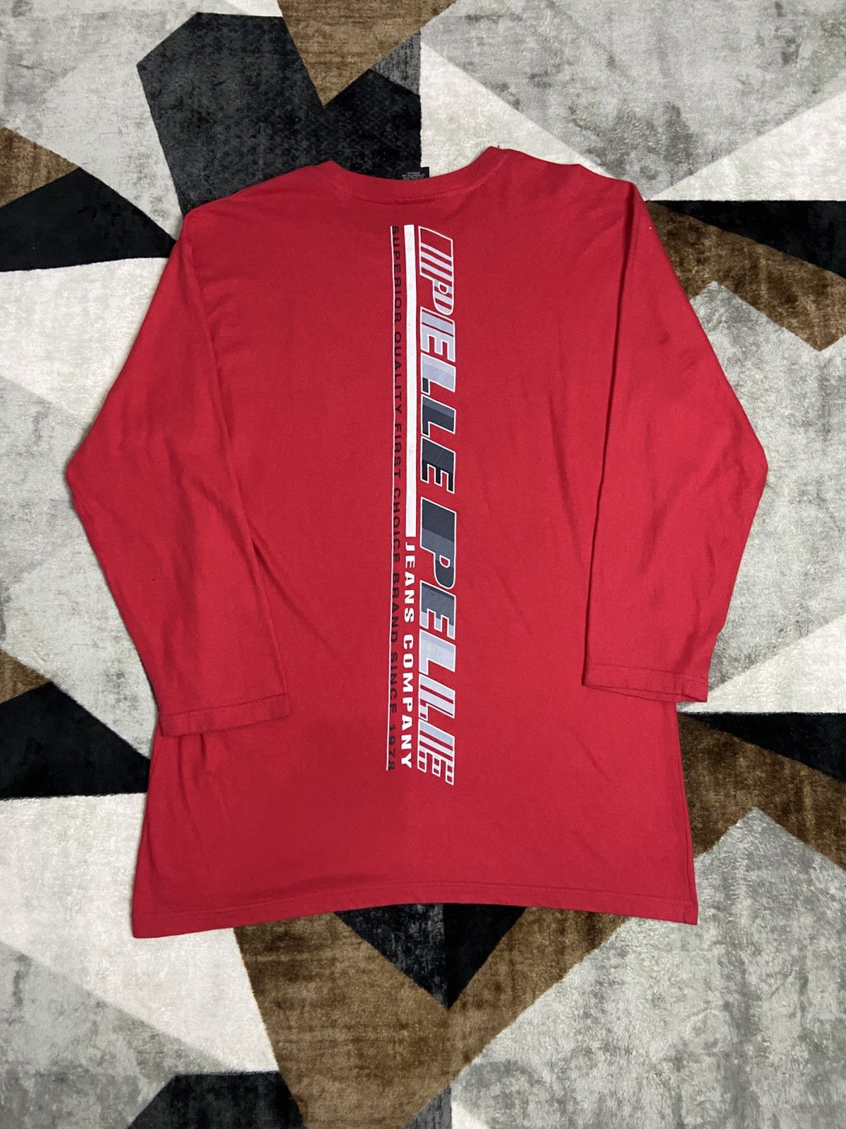 Pelle Pelle Vintage Pelle Pelle Marc Buchanan Spell Out 3/4 Sleeve Size US L / EU 52-54 / 3 - 3 Thumbnail