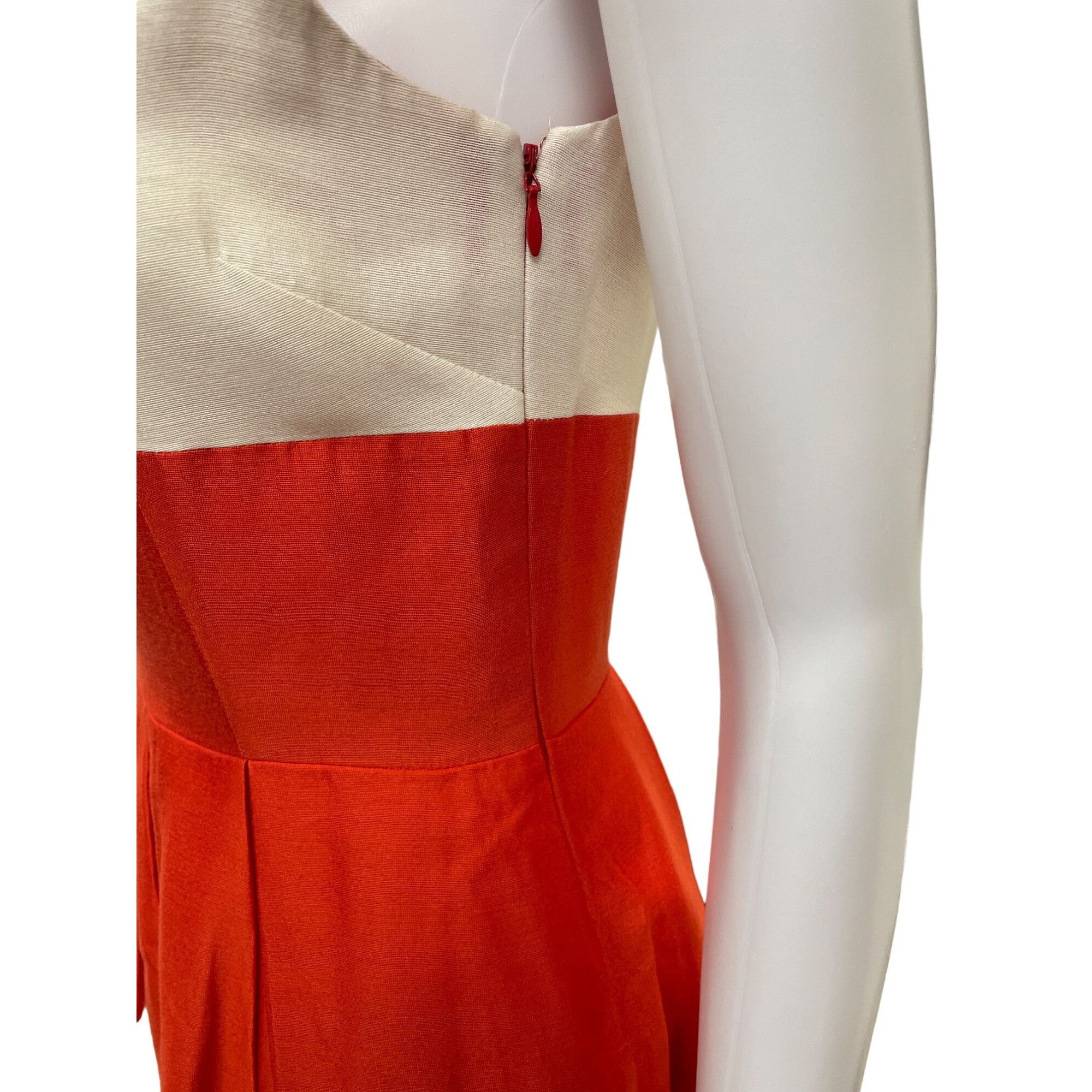 Kate Spade Kate Spade Women's Red and cream Gayle Dress Size 2, NWT SKU Size XS / US 0-2 / IT 36-38 - 3 Thumbnail