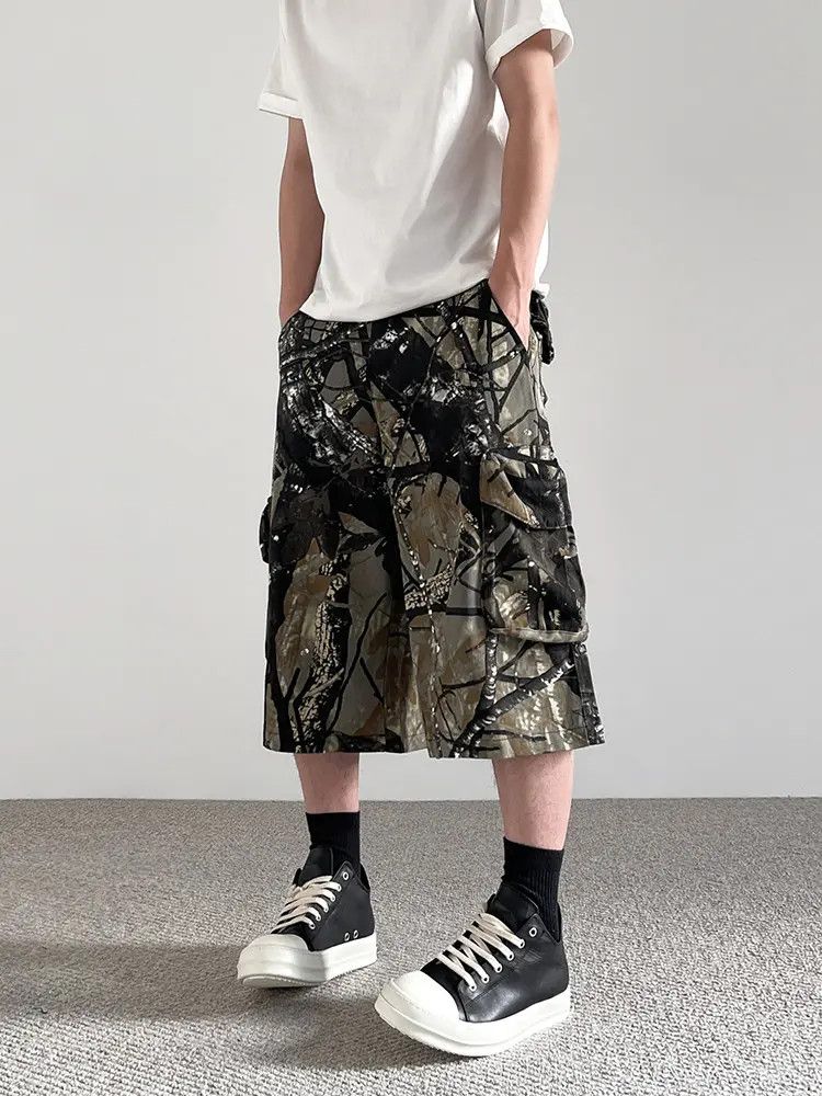 Japanese Brand × Jean Baggy Camo Shorts Size US 30 / EU 46 - 1 Thumbnail