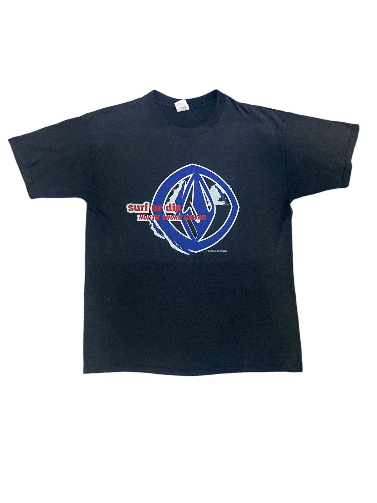 Vintage 1990s Surt or Die North shore Hawaii Size US XL / EU 56 / 4 - 1 Thumbnail