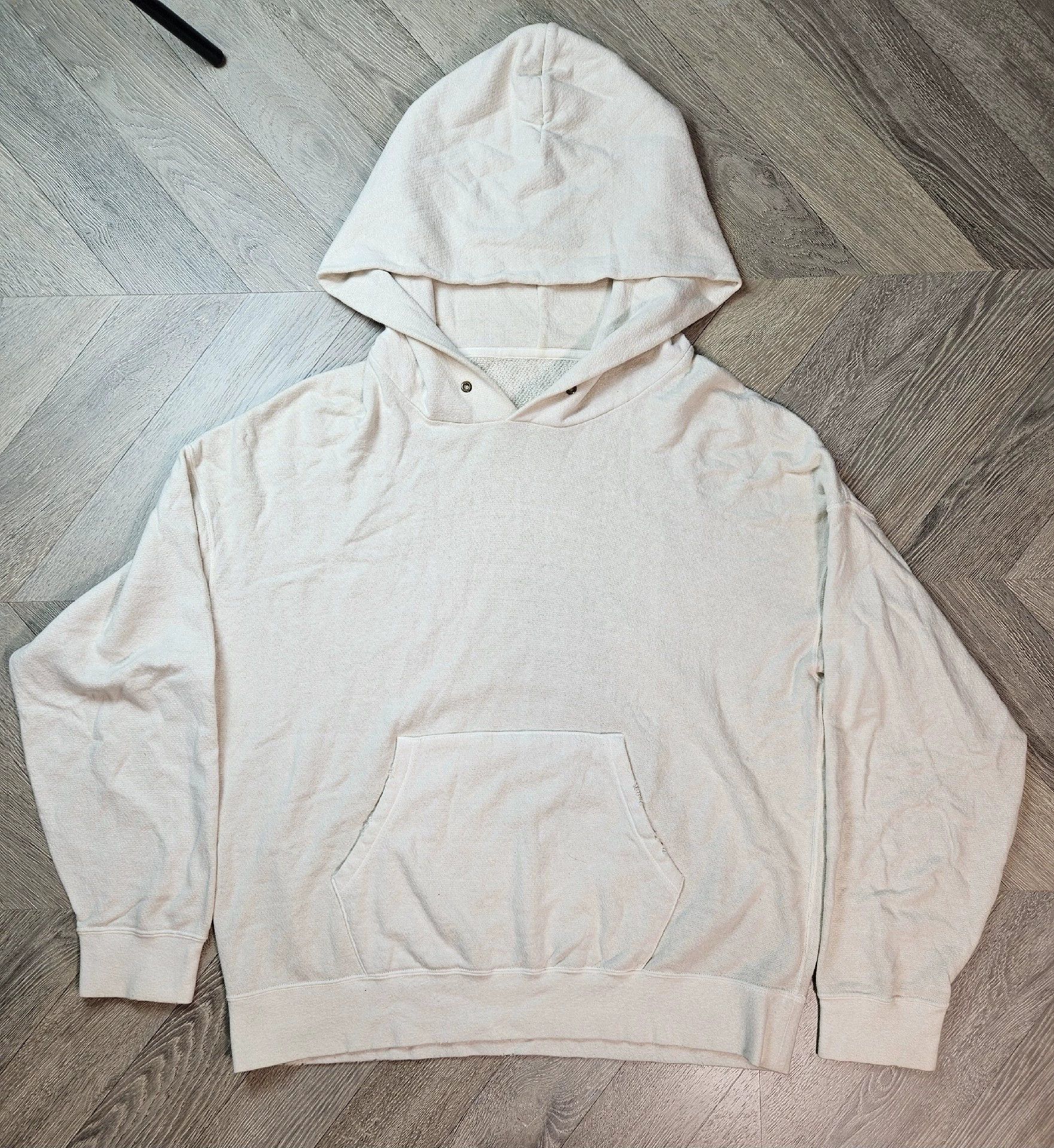 Visvim IVORY Amplus Hoodie P.O. Uneven Dye - Size 3 | Grailed