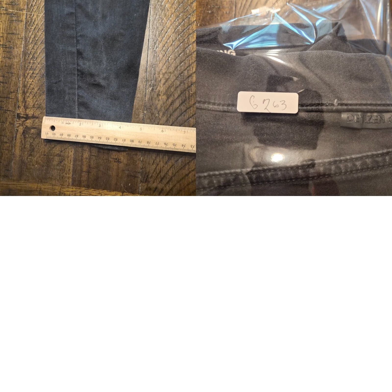 Denizen Denizen from Levis Jeans Black High Rise Jegging Pull On Womens Small 27x26 Size 27" / US 4 / IT 40 - 9 Thumbnail