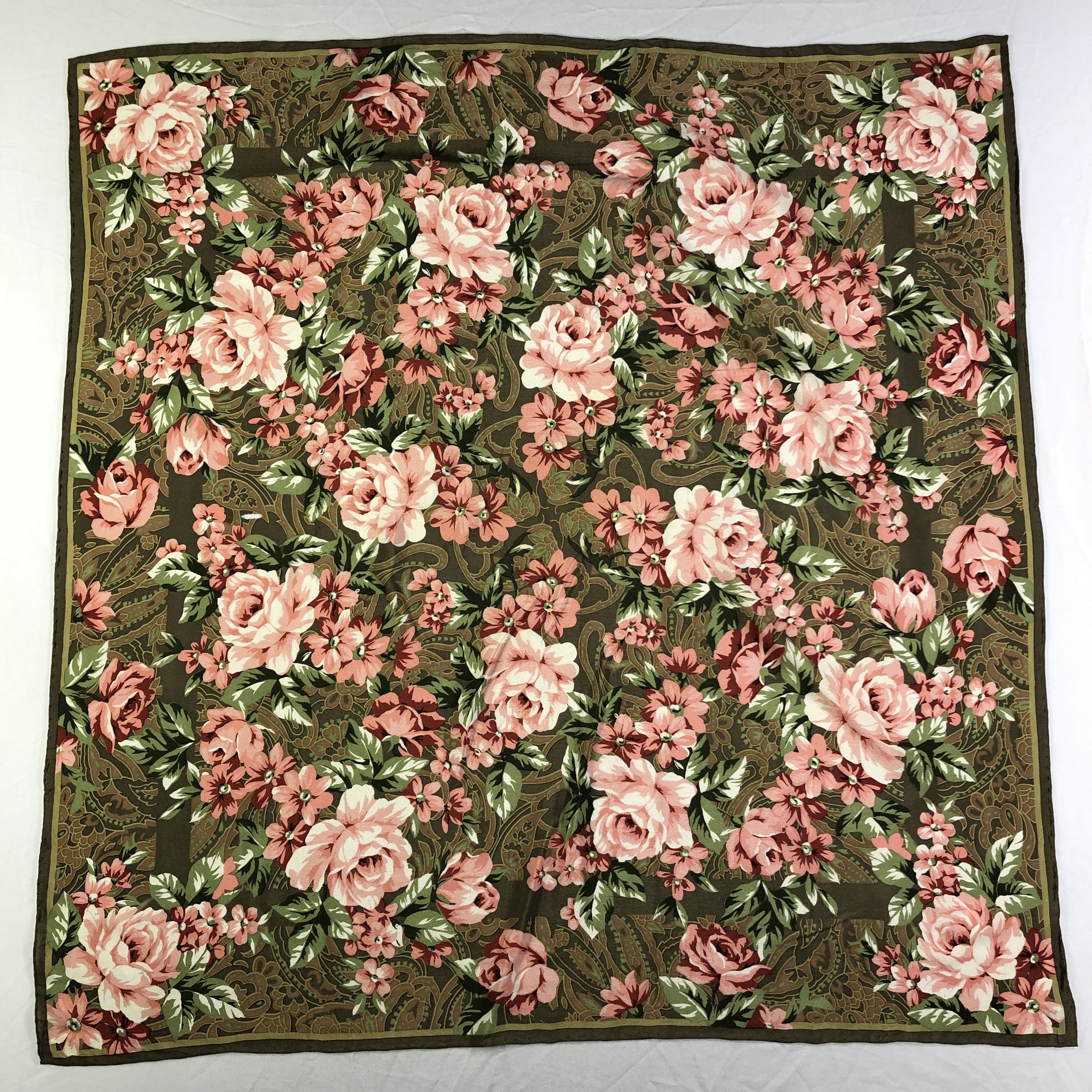 Vintage Vintage Silk Scarf Size ONE SIZE - 2 Thumbnail