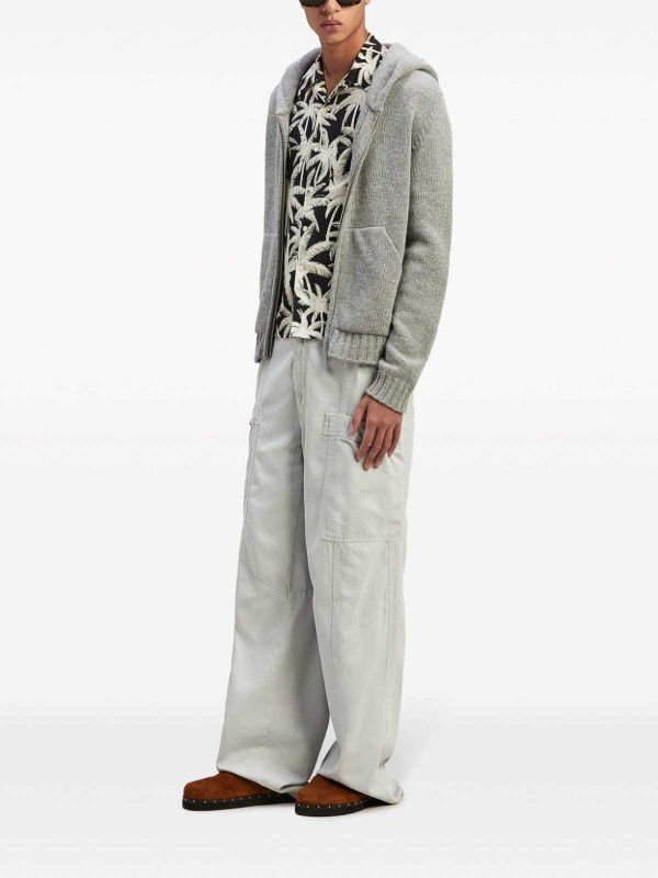 Palm Angels o1y0325 Patterned Shirt in Black/White Size US M / EU 48-50 / 2 - 6 Thumbnail