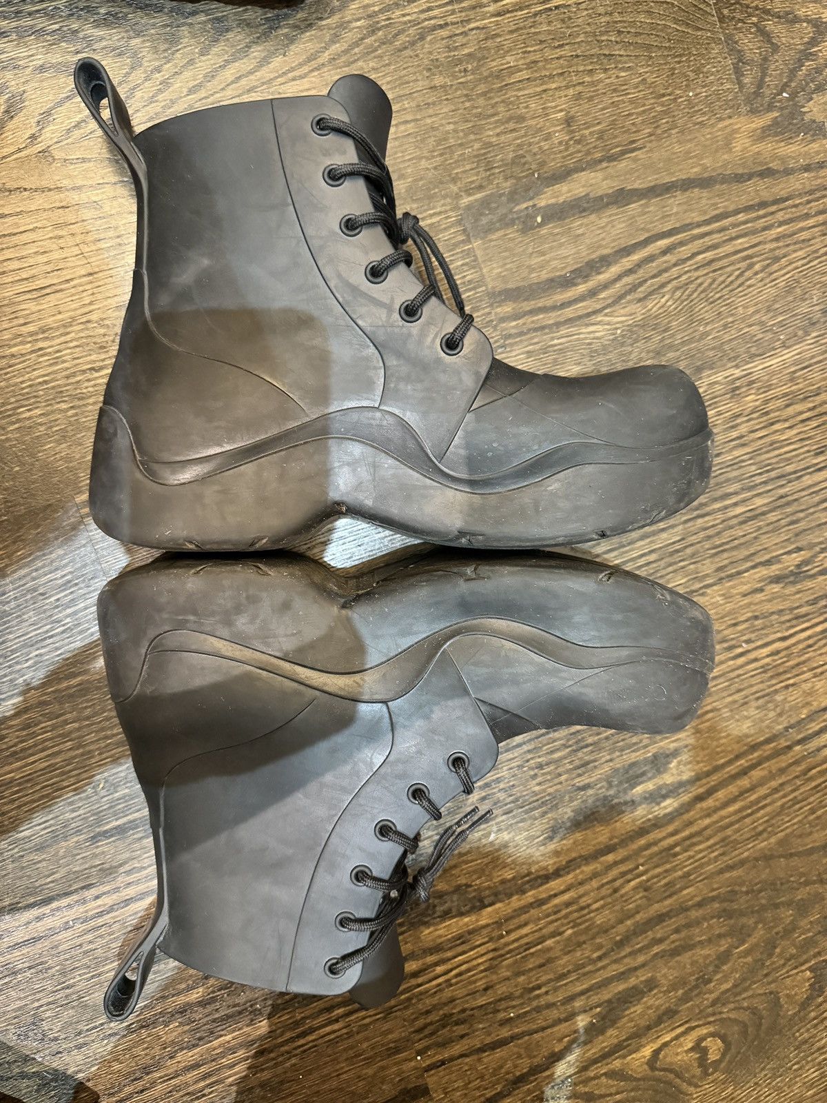 Bottega Veneta Bottega Veneta Puddle Ankle Hiking Rain Boot Size US 8 / EU 41 - 3 Thumbnail