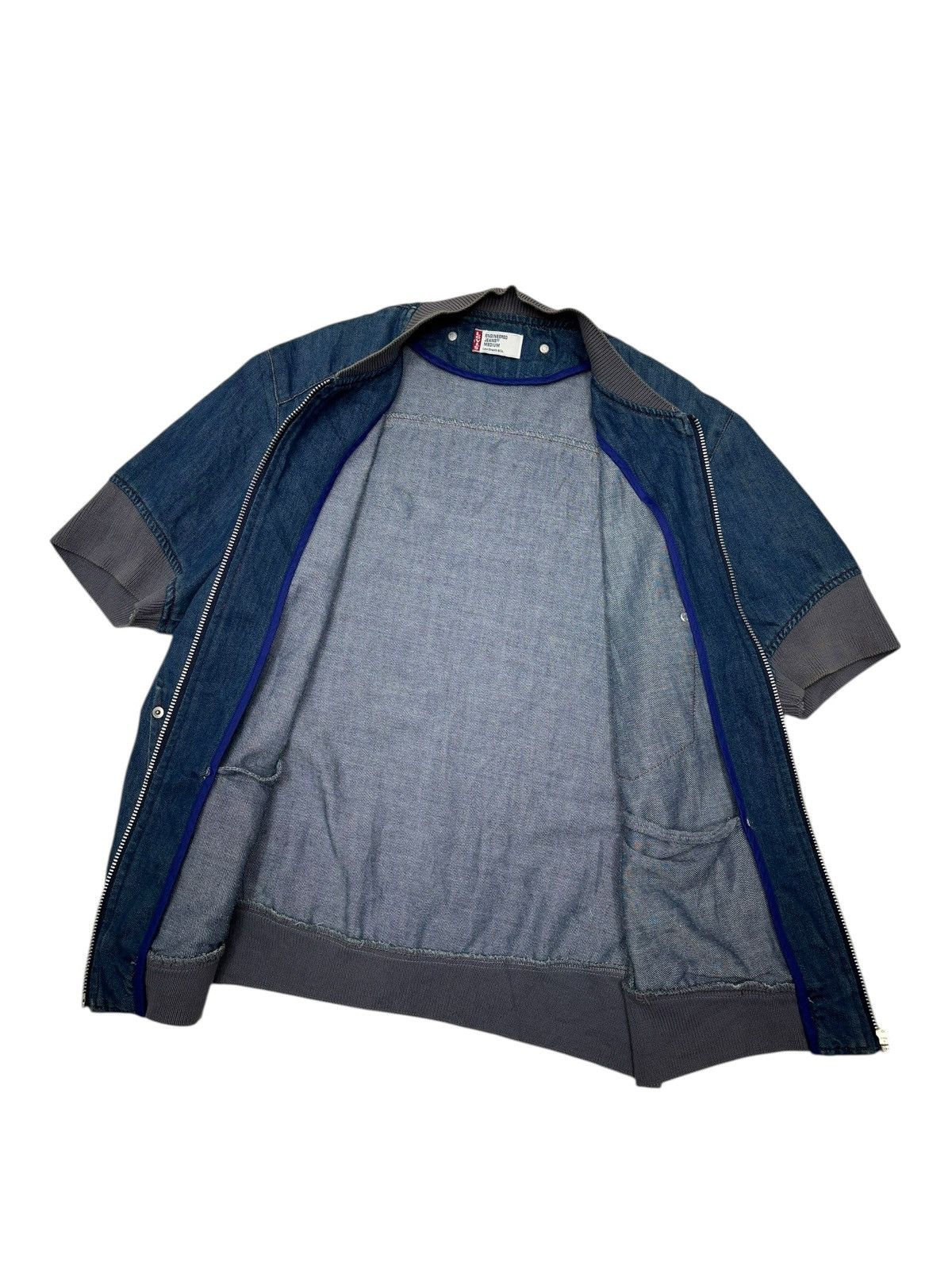 Levi's LEVIS ENGINEERED DENIM BLOUSON SHORT SLEEVE ZIP UP Size US M / EU 48-50 / 2 - 3 Thumbnail