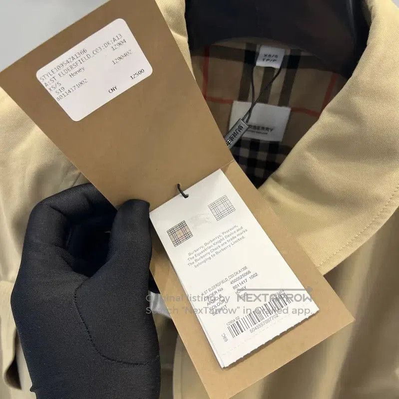 Burberry Burberry Khaki Long Trench Coat for Women. Size S / US 4 / IT 40 - 8 Thumbnail