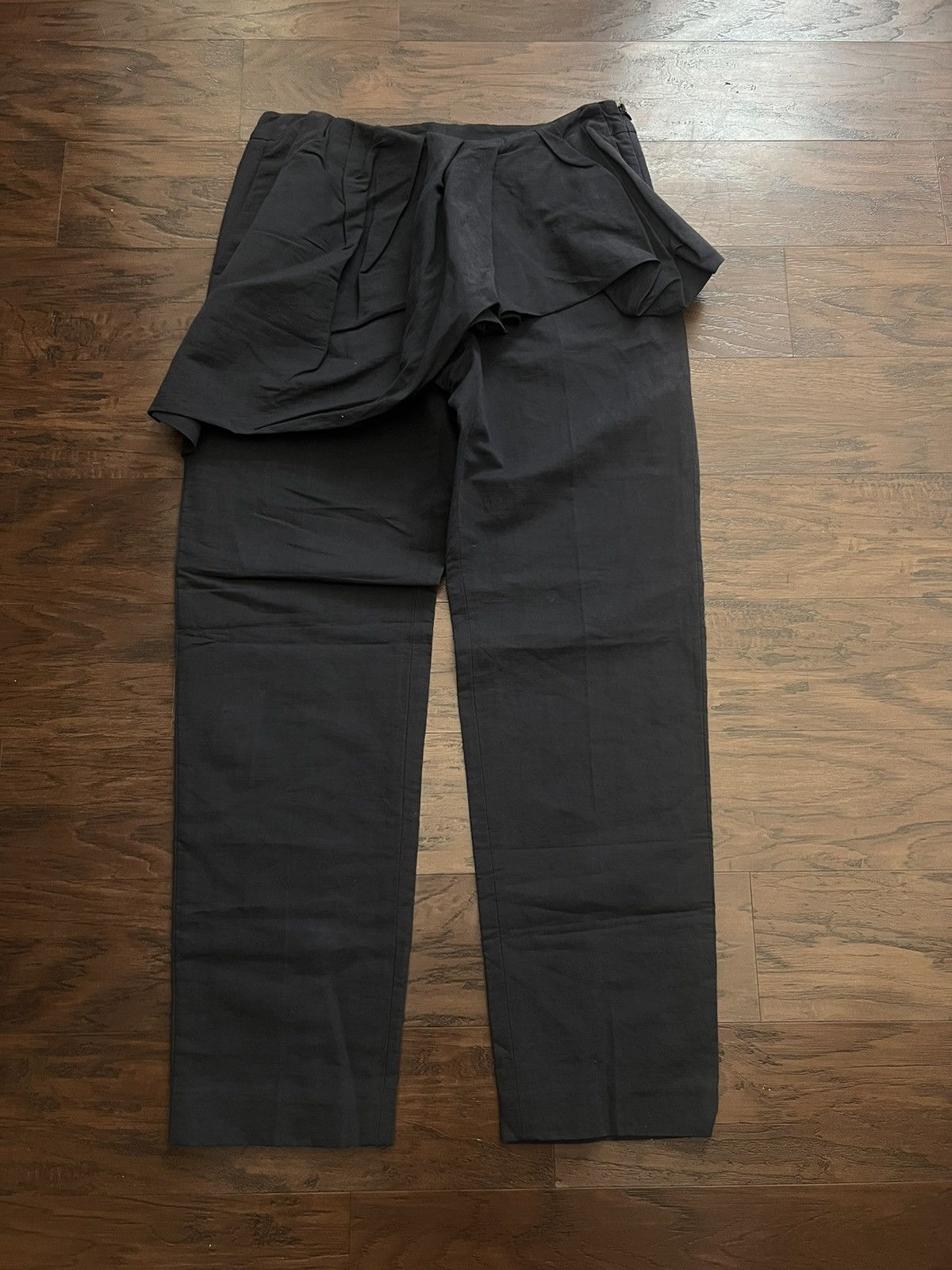 image of Dries Van Noten Runway Skirt Trousers in Navy, Women's (Size 30)