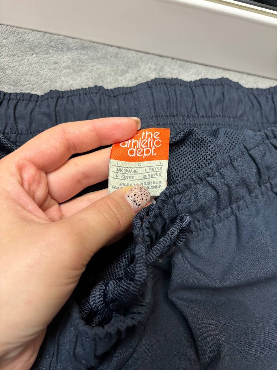 Nike × Vintage Vintage Y2K Nike Nylon Swoosh Logo Shorts Size US 34 / EU 50 - 4 Thumbnail