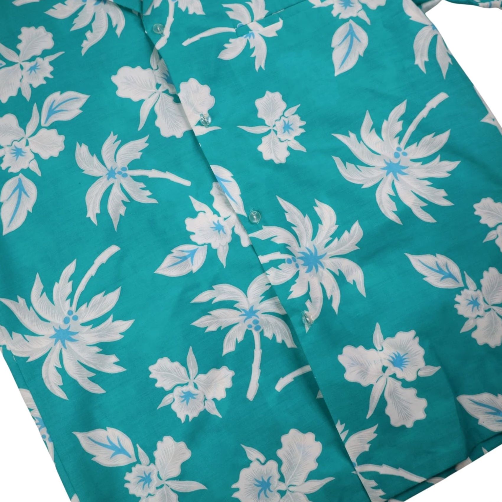 Vintage VINTAGE Royal Hawaiian Creations Shirt Men L Short Sleeve Blue Hawaiian Shirt Size US L / EU 52-54 / 3 - 3 Thumbnail