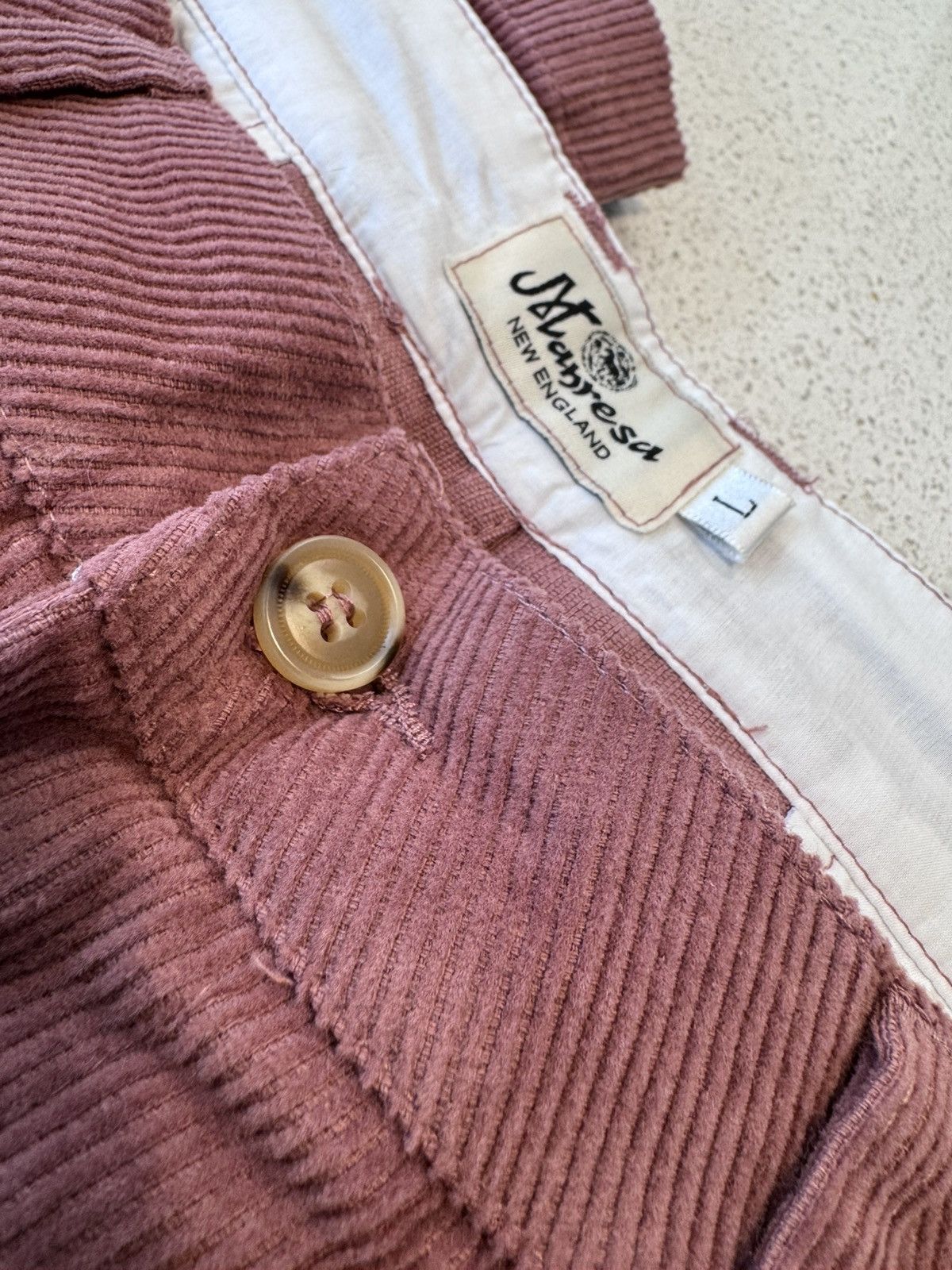 Manresa Manresa Pleated Corduroy Pants (Nantucket Red) Size US 34 / EU 50 - 3 Thumbnail