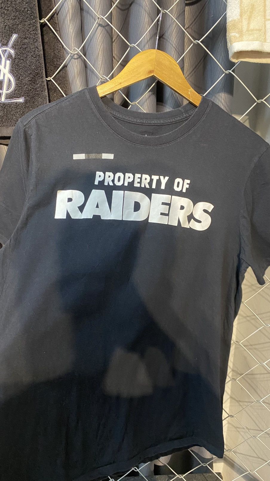 NFL × Nike NIKE X LAS VEGAS RAIDERS PROPERTY OF RAIDERS BLACK LARGE Size US L / EU 52-54 / 3 - 3 Thumbnail