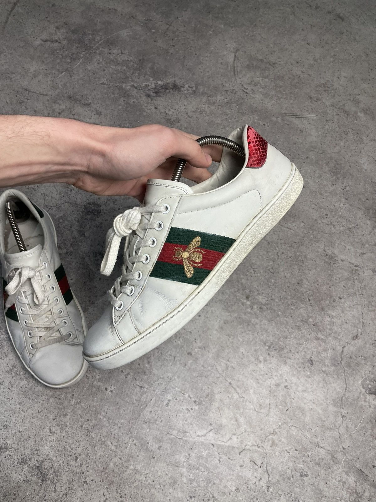 Gucci Gucci Ace Bee Sneakers Size US 8 / EU 41 - 6 Thumbnail